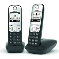 GIGASET A690DUO Kablosuz LCD Ekranlı Telefon Siyah İkili Set