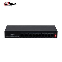 DAHUA 8port 65w FULL PoE PFS3010-8ET-65 10/100 2X-UPLINK Yönetilemez Switch