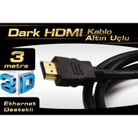DARK DK-HD-CV14L300A90 3metre HDMI Görüntü Kablosu Altın Uçlu 4K