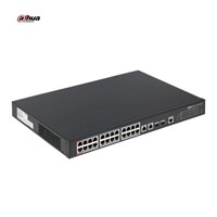 DAHUA 24port 240w FULL PoE PFS3226-24ET-240 10/100 2X UPLINK-2X SFP Yönetilemez Switch