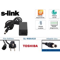 S-link SL-NBA410 45W 19V 2.37A 6.3x3.0 Toshiba Notebook Standart Adaptör
