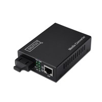 DIGITUS DN-82120-1 Media/Rate Converter, 10/100/1000Base-T - 1000Base-SX Multimode 0.55 km, SC