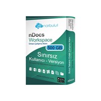 NARBULUT nDocs Workspace 500GB 1yıl basic support is included.