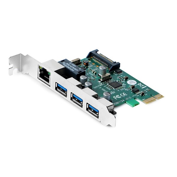 DARK DK-NT-PEGLANU3 Gigabit 1port PCIe 1X Ethernet,3x USB Çoklayıcı