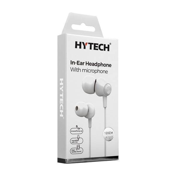 Hytech HY-XK30 Mobil Telefon Uyumlu Beyaz Kulak İçi Mikrofonlu Kulaklık
