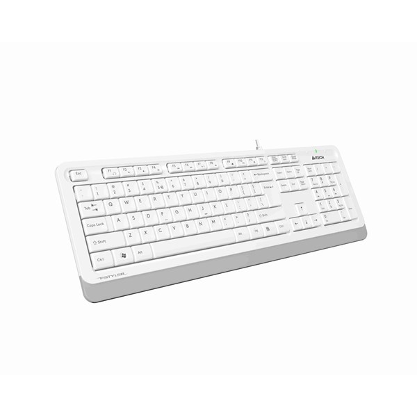 A4 TECH FK10 USB Q Trk Beyaz/Gri Multimedya Klavye