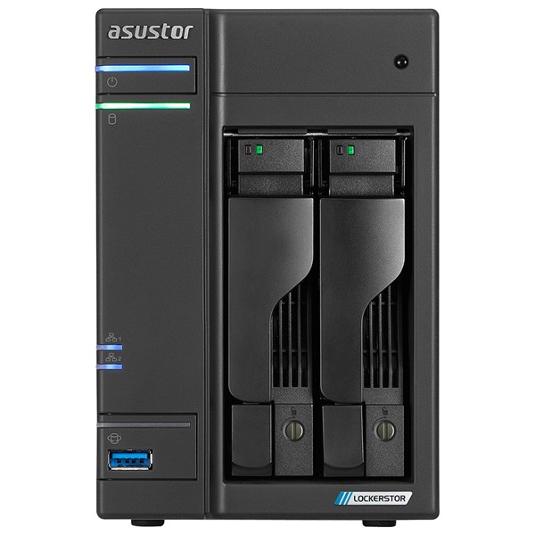 ASUSTOR AS6702T CELERON QC N5105 4GB RAM-2-diskli Nas Server Disksiz