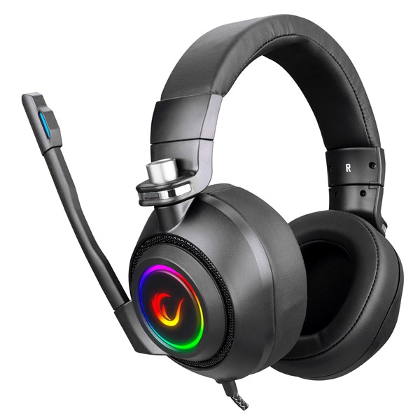RAMPAGE RM-K20 7.1 USB RGB Siyah Gaming Mikrofonlu Kulaklık