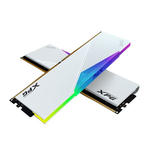 XPG 32GB 2X 16GB DDR5 6400MHZ CL32 RGB DUAL KIT PC RAM LANCER AX5U6400C3216G-DCLARWH BEYAZ