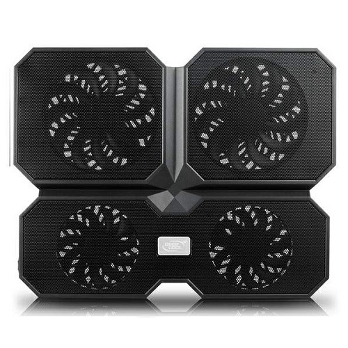 DEEPCOOL MultiCore X6 13  17 ABS Plastik Metal Siyah Notebook Soğutucu 4fanlı