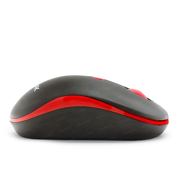 DARK DK-AC-MSW100R Nano Alıcılı Kablosuz 2.4Ghz Siyah-Kırmızı Mouse