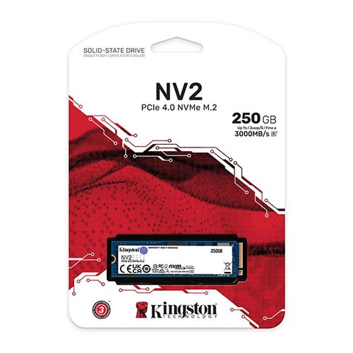 KINGSTON 250GB NV2 SNV2S/250G 3000- 1300MB/s M2 NVME SSD DISK