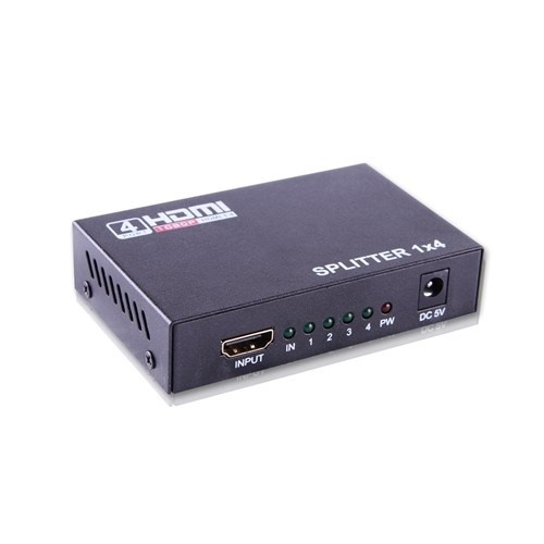 QPORT 4port Q-SPL4 1port HDMI giriş 4port HDMI çıkış 1920x1080 HDMI Splitter