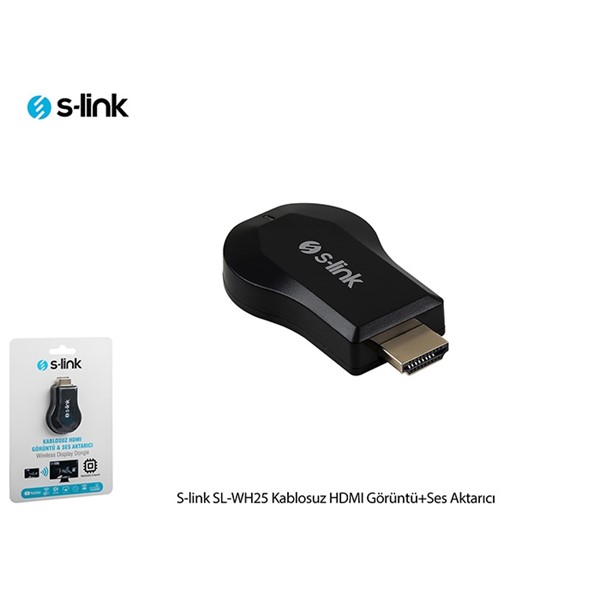 S-link SL-WH25 Kablosuz HDMI GörüntüSes Aktarıcı