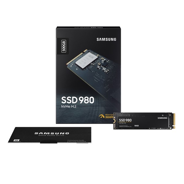 SAMSUNG 500GB SSD980 MZ-V8V500BW 3100- 2600MB/s M2 PCIe NVMe Gen3 Disk