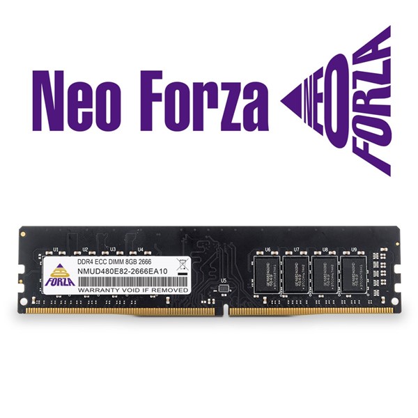 NEOFORZA 8GB DDR4 2666MHZ CL19 PC RAM VALUE NMUD480E82-2666EA10