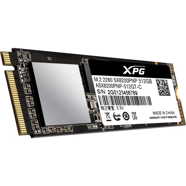 XPG 512GB SX8200 PPRO ASX8200PNP-512GT 3350-2350MB/s M2 NVME GEN4 DİSK
