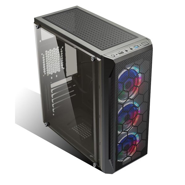 HIPER 500W ZOE 3-Fanlı Gaming Mid-Tower PC Kasası