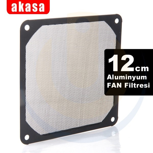AKASA AK-GRM120-AL01-BK 12cm Alüminyum Fan Filtresi