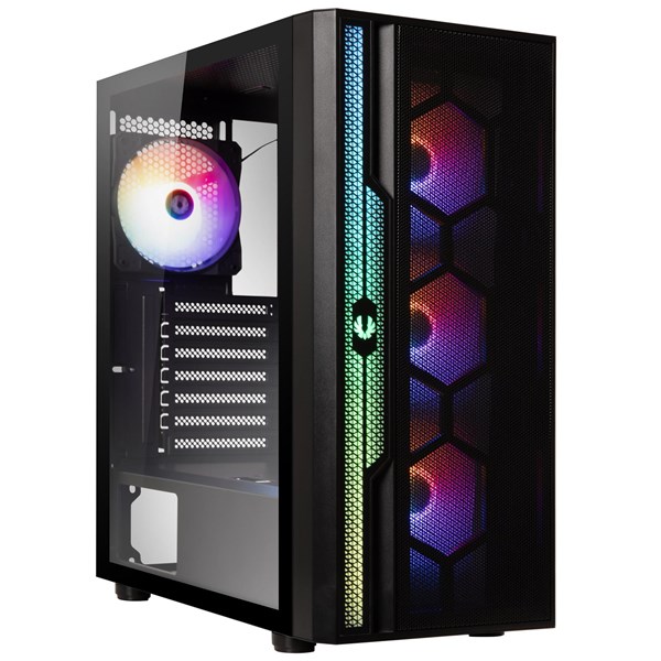 BITFENIX 600W 80 APOLLO APL-300-KKGXP-4F Gaming Mid-Tower PC Kasası 4X RGB FANLI