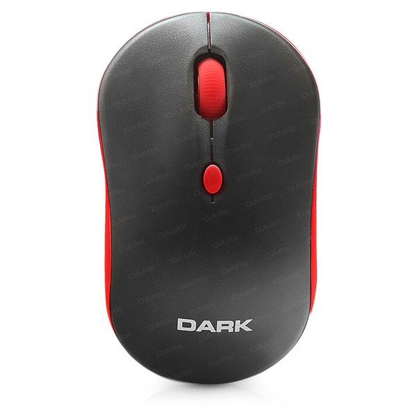 DARK DK-AC-MSW100R Nano Alıcılı Kablosuz 2.4Ghz Siyah-Kırmızı Mouse
