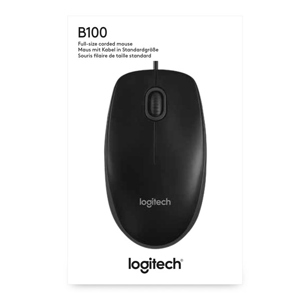 Logitech B100 Optik Usb Mouse-Siyah 910-003357