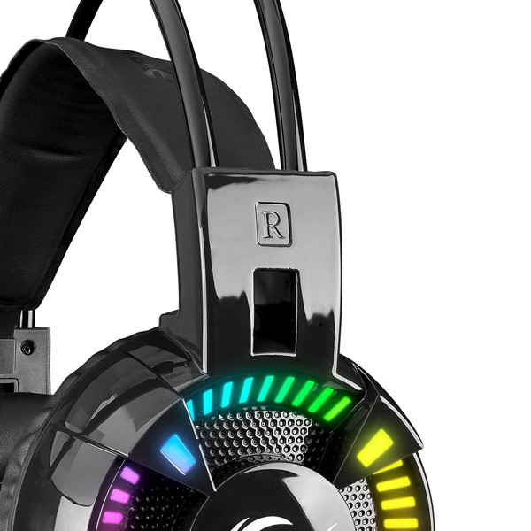 Rampage STYLES Siyah USB 7.1 Version RGB Oyuncu Mikrofonlu Kulaklık