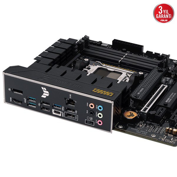 ASUS TUF GAMING B650M-PLUS DDR5 M2 PCIe NVME HDMI DP PCIe 16X v5.0 AM5 mATX