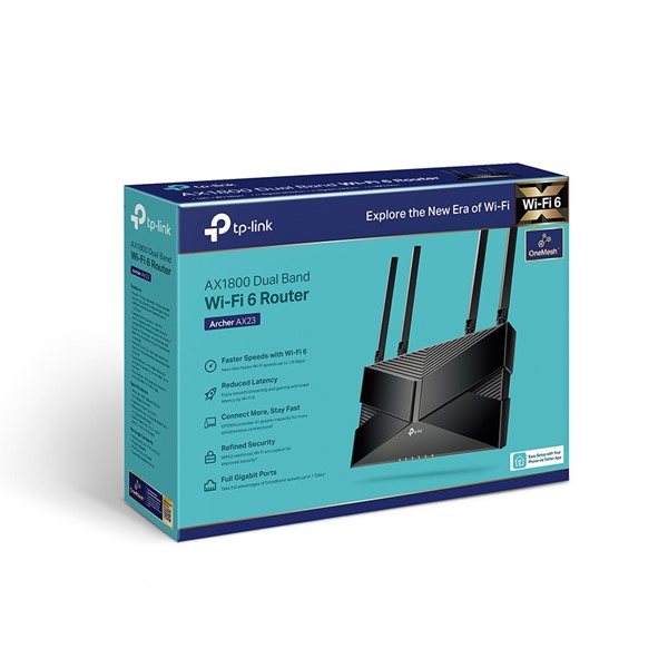 TP-LINK ARCHER AX23 AX1800 Çift Bant Wi-Fi 6 Router
