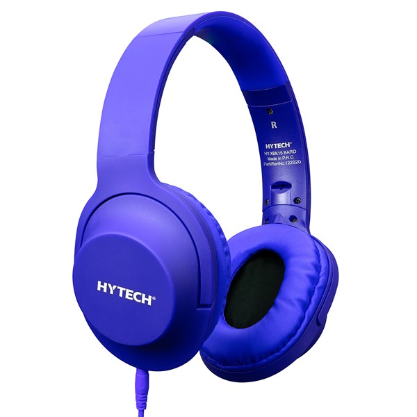 Hytech HY-K19 REMINOR Mavi 3,5mm Harici Kablolu PCTelefon Mikrofonlu Kulaklık
