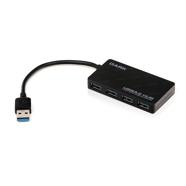 DARK Connect Master DK-AC-USB341 4port USB 3.0 Siyah USB Çoklayıcı Hub