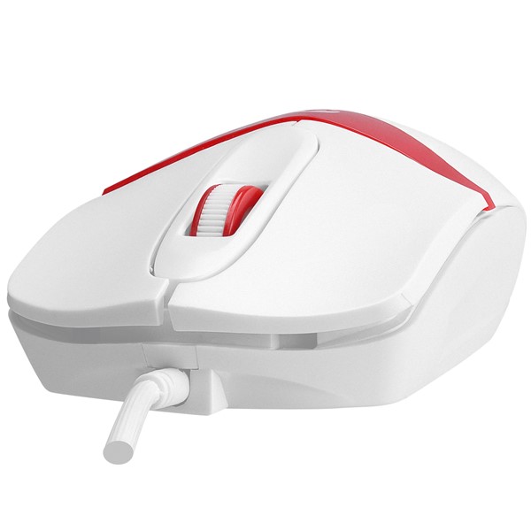 Everest SM-220 Usb Beyaz/Kırmızı 1200dpi 3D Optik Kablolu Mouse