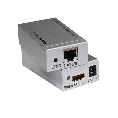 S-LINK 1port SL-HDEX60 1port HDMI giriş 1port Ethernet Cat6 HDMI Repeater 60metre mesafeye kadar