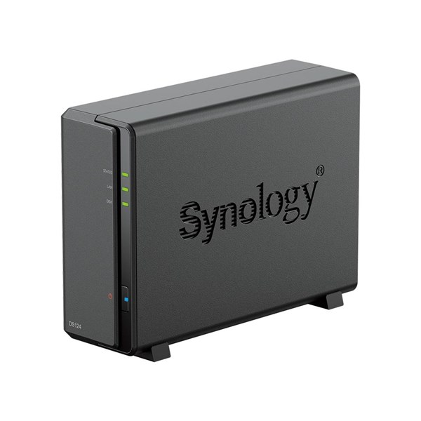 SYNOLOGY DS124 REALTEK QC- 1GB RAM- 1-diskli Nas Server Disksiz 