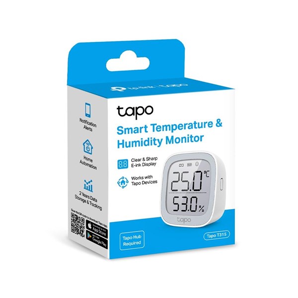 TP-LINK Tapo T315 Akıllı Sıcaklık ve Nem Sensörü