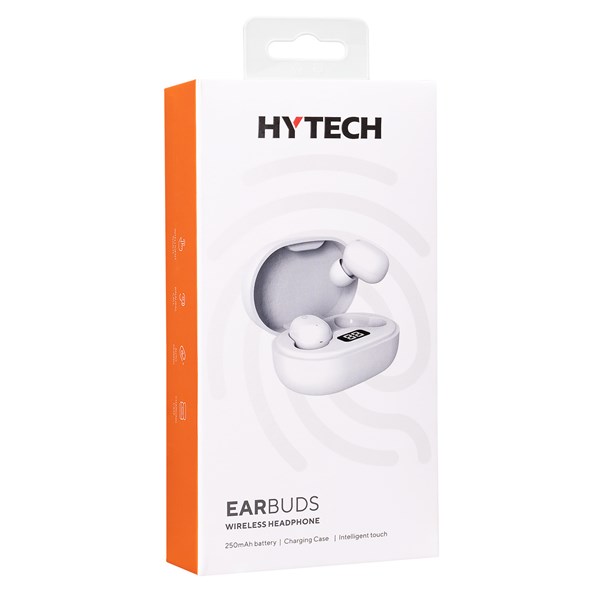 Hytech HY-TWS40 Beyaz Mobil Telefon Uyumlu Bluetooth TWS Mikrofonlu Kulaklık