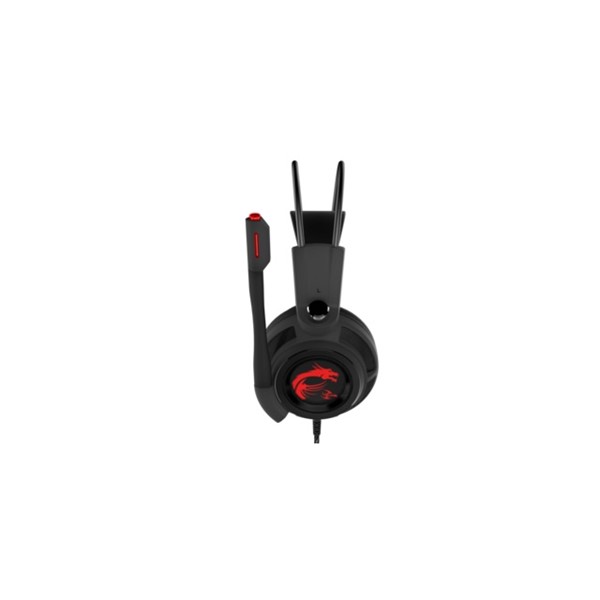 Msı Gg Ds502 Gamıng Headset 7.1 Cevresel Ses 2X40mm Surucu Kırmızı Dragon Led Aydınlatma Kablo Kumanda Mıkrofon 2M Orgu Kablo Usb Baglantı Oyuncu Kulakustu Kulaklık