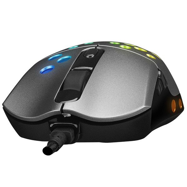 Rampage SMX-R66 ROCKET Ultra Hafif Gümüş RGB Ledli 12000dpi Gaming Oyuncu Mouse