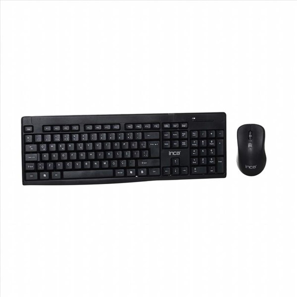 INCA IWS-539T Q Türkçe Kablosuz Multimedya Siyah Klavye Mouse