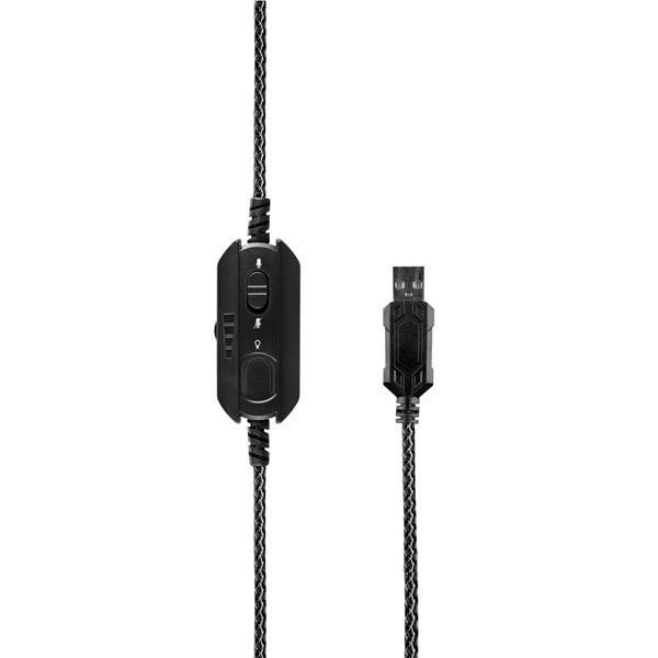 RAMPAGE RM-K20 7.1 USB RGB Siyah Gaming Mikrofonlu Kulaklık