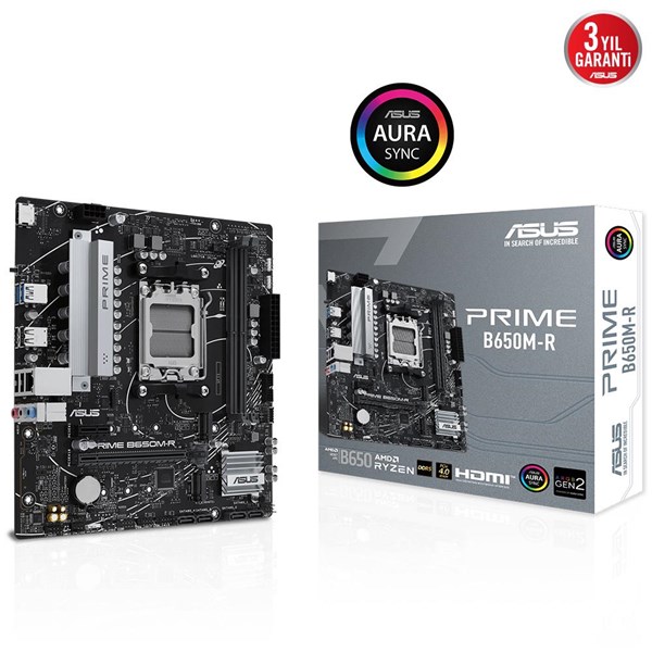 ASUS PRIME B650M-R DDR5 HDMI PCIE 4.0 AM5 mATX