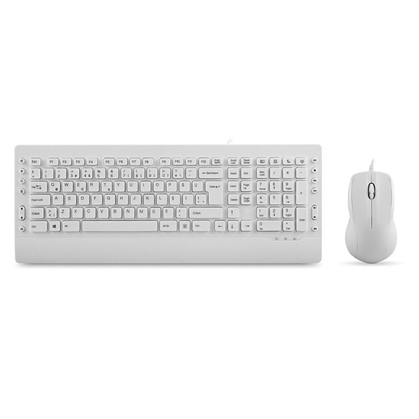 Everest KM-3850 Beyaz Q Multimedia Klavye  Mouse Set