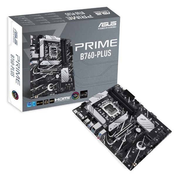 ASUS PRIME B760-PLUS DDR5 HDMI DP PCIe 16X v4.0 1700p ATX