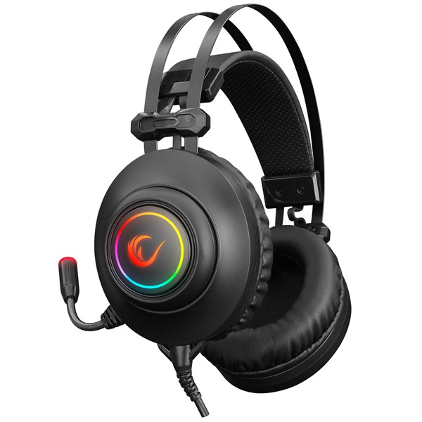 Rampage RM-K1 PULSAR Siyah Usb 7.1 SurroundTitreşim RGB Işık Efektli Gaming Oyuncu Mikrofonlu Kulaklık