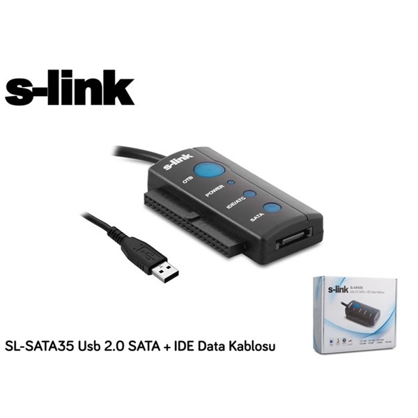 S-link SL-SATA35 Usb 2.0 SATA  IDE Data Kablosu