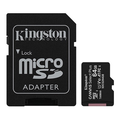 KINGSTON MicroSD 64GB SDCS2/64GB Hafıza Kartı