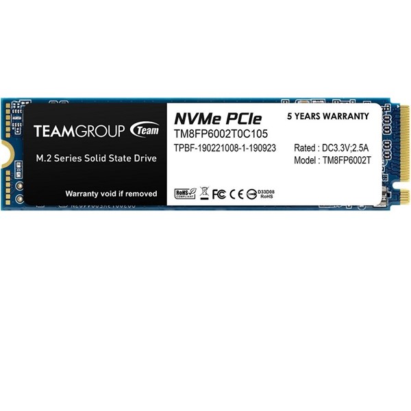TEAM 1TB MP33 TM8FP6002T0C101 1800- 1500MB/s M2 PCIe NVMe Gen3 Disk