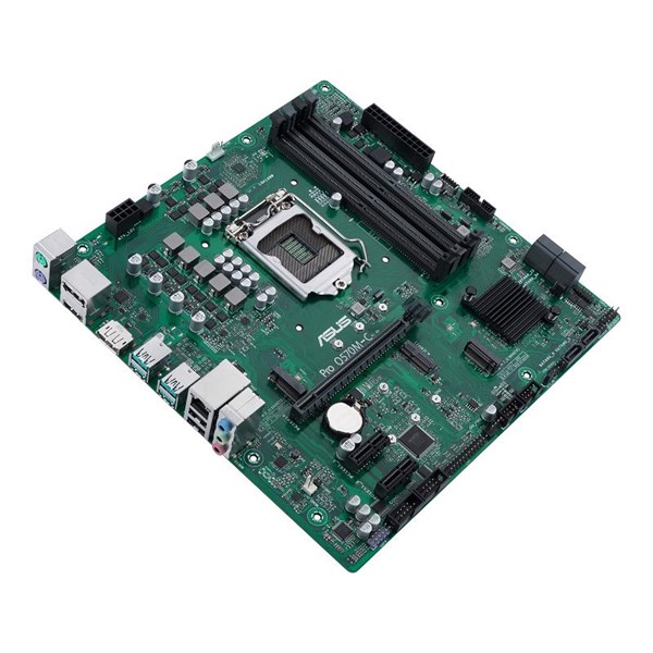 ASUS PRO Q570M-C/CSM DDR4 M2 PCIe NVME HDMI DP PCIe 16X v4.0 1200p mATX Kurumsal Anakart