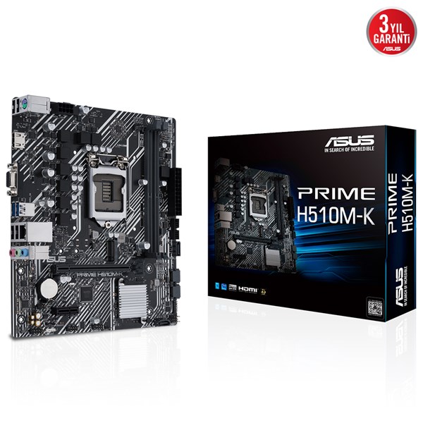 ASUS PRIME H510M-K H510 DDR4 HDMI PCIE 4.0 1200P V2 MATX