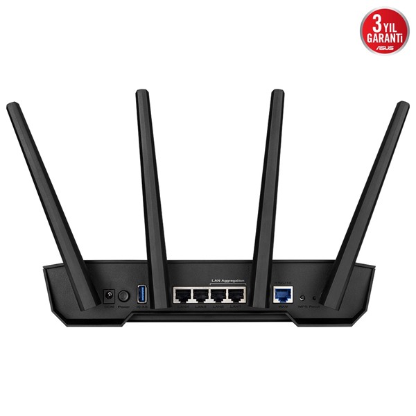 ASUS TUF AX3000 V2 Dual Band GAMING Router 4x harici anten
